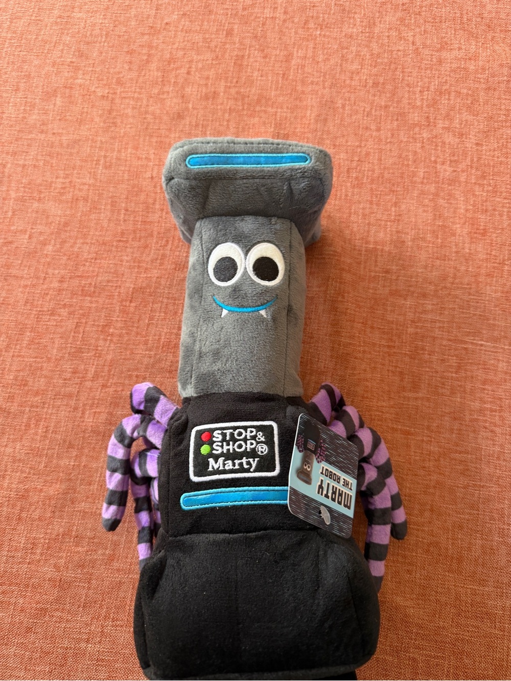 New Plush Marty Robot Halloween Spider Stop & Shop 12" Stuffed Toy Grocery 2026